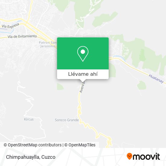 Mapa de Chimpahuaylla