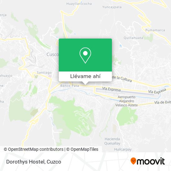 Mapa de Dorothys Hostel