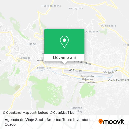 Mapa de Agencia de Viaje-South America Tours Inversiones