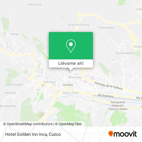 Mapa de Hotel Golden Inn Inca