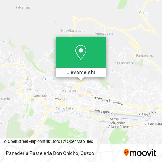 Mapa de Panaderia Pasteleria Don Chicho