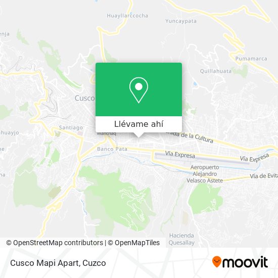 Mapa de Cusco Mapi Apart