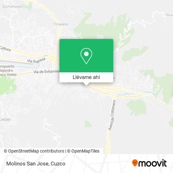 Mapa de Molinos San Jose