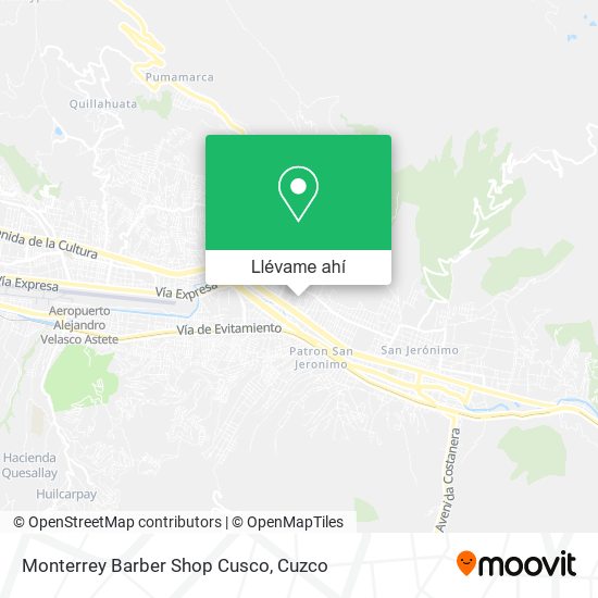 Mapa de Monterrey Barber Shop Cusco