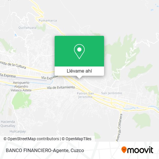 Mapa de BANCO FINANCIERO-Agente