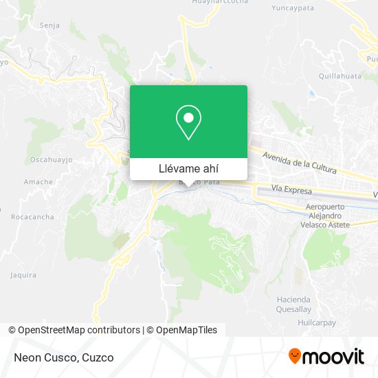 Mapa de Neon Cusco