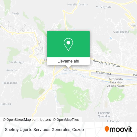 Mapa de Shelmy Ugarte Servicios Generales