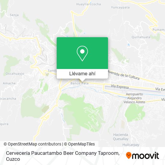 Mapa de Cervecería Paucartambo Beer Company Taproom