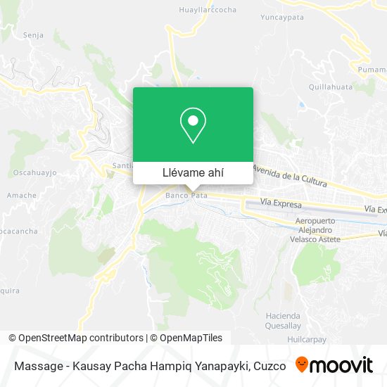 Mapa de Massage - Kausay Pacha Hampiq Yanapayki