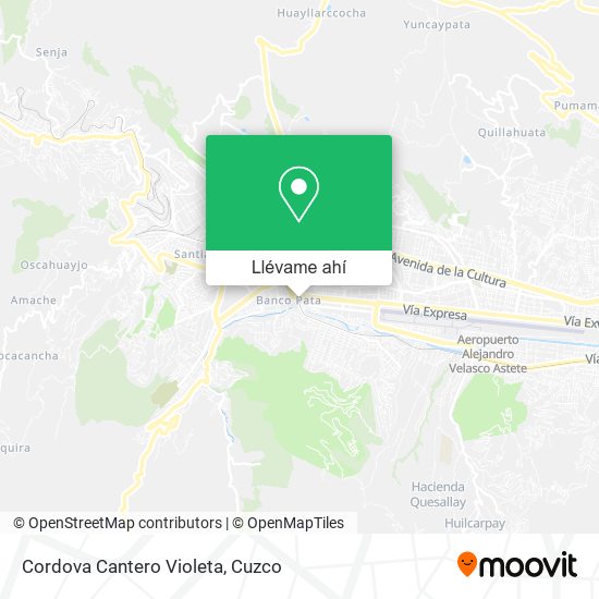 Mapa de Cordova Cantero Violeta