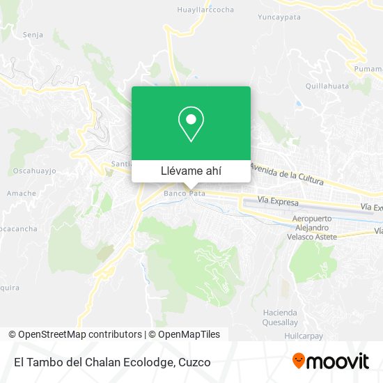 Mapa de El Tambo del Chalan Ecolodge