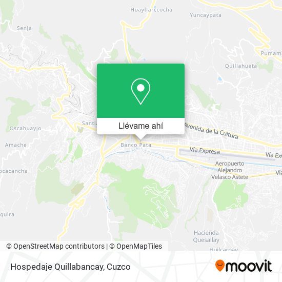 Mapa de Hospedaje Quillabancay