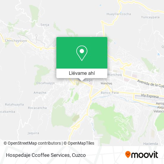 Mapa de Hospedaje Ccoffee Services