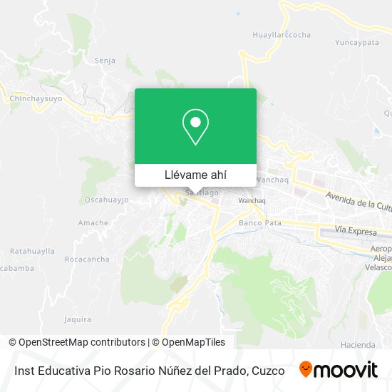 Mapa de Inst Educativa Pio Rosario Núñez del Prado