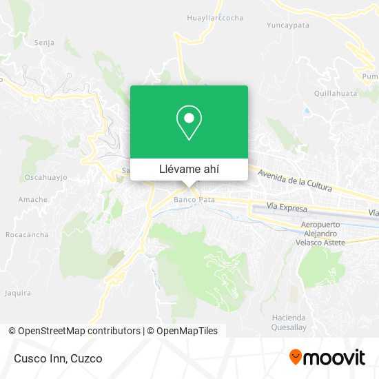 Mapa de Cusco Inn