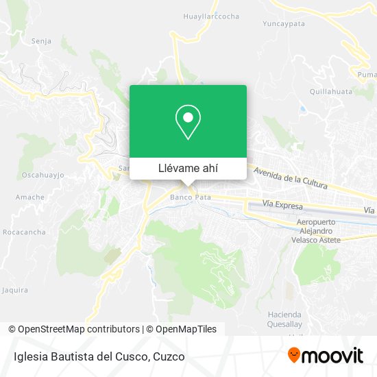 Mapa de Iglesia Bautista del Cusco