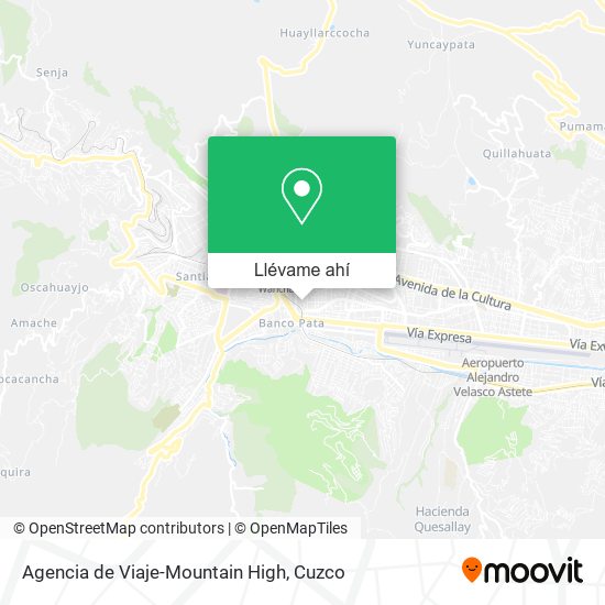 Mapa de Agencia de Viaje-Mountain High