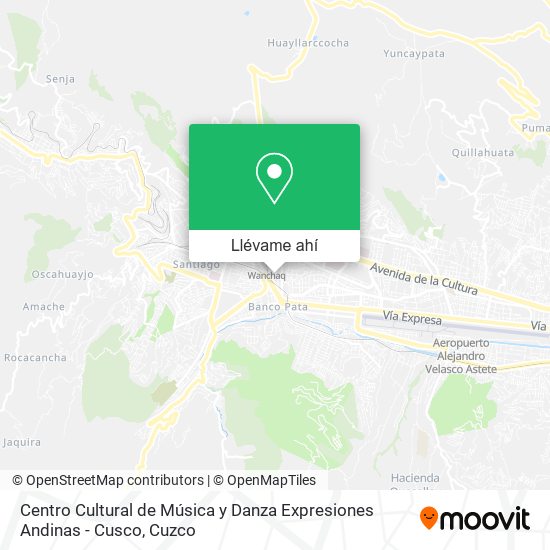 Mapa de Centro Cultural de Música y Danza Expresiones Andinas - Cusco