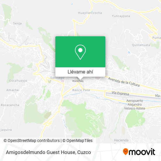 Mapa de Amigosdelmundo Guest House