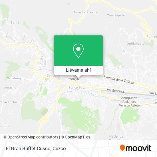 Mapa de El Gran Buffet Cusco