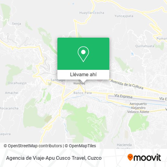 Mapa de Agencia de Viaje-Apu Cusco Travel