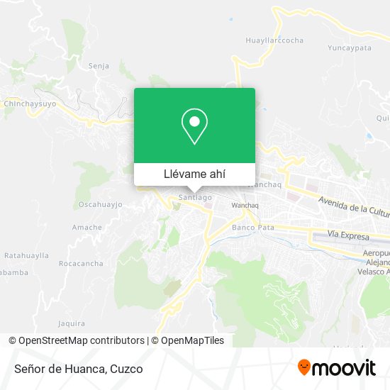 Mapa de Señor de Huanca