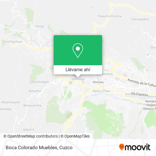 Mapa de Boca Colorado Muebles