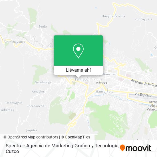 Mapa de Spectra - Agencia de Marketing Gráfico y Tecnología