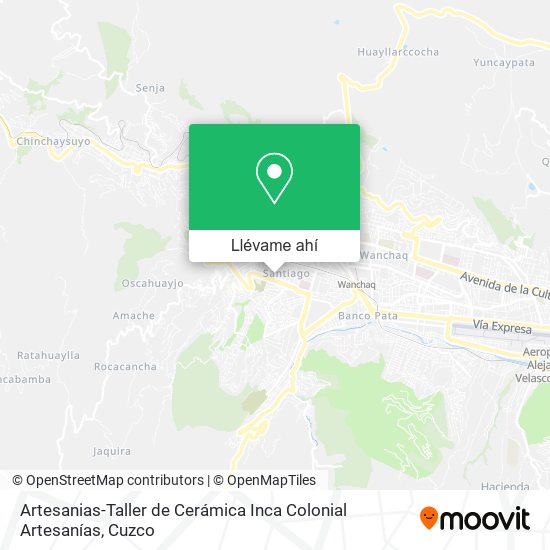 Mapa de Artesanias-Taller de Cerámica Inca Colonial Artesanías