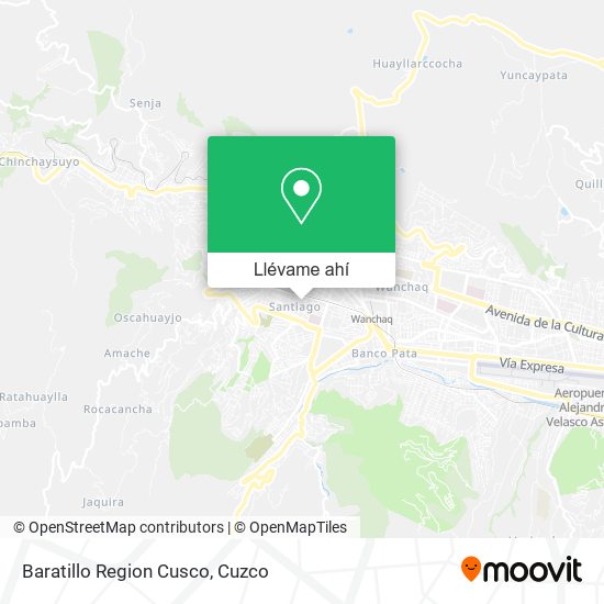 Mapa de Baratillo Region Cusco
