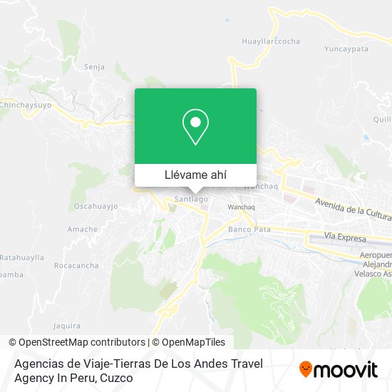 Mapa de Agencias de Viaje-Tierras De Los Andes Travel Agency In Peru