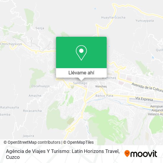 Mapa de Agência de Viajes Y Turismo: Latín Horizons Travel