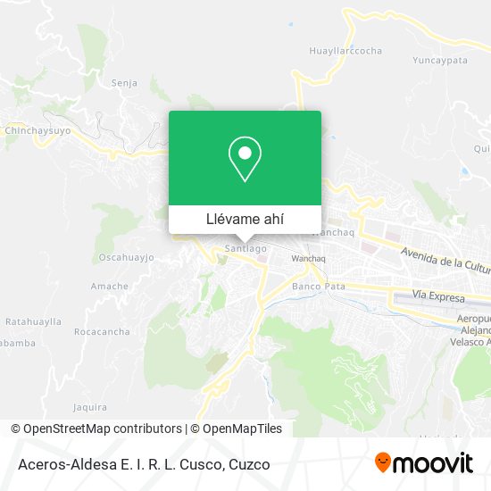 Mapa de Aceros-Aldesa E. I. R. L. Cusco