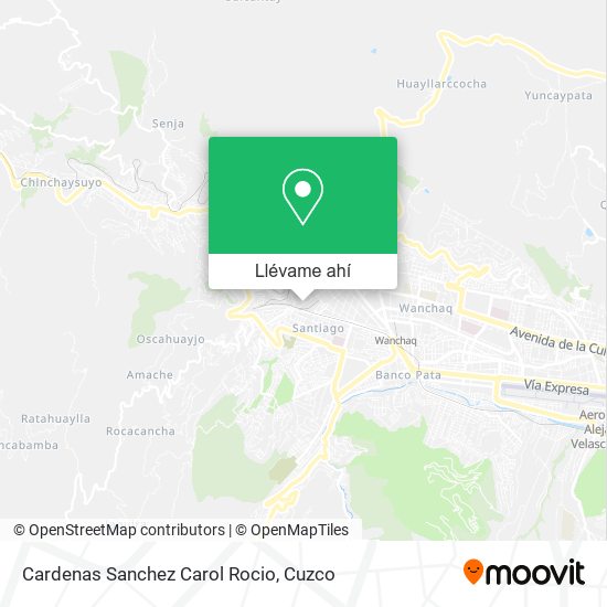Mapa de Cardenas Sanchez Carol Rocio