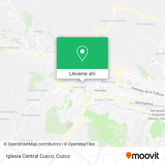 Mapa de Iglesia Central Cusco