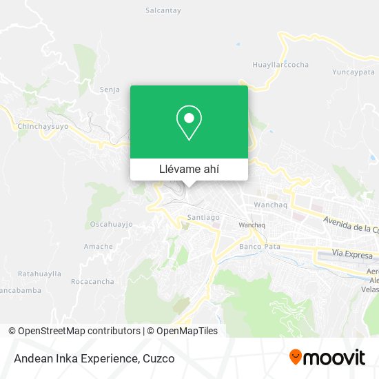 Mapa de Andean Inka Experience