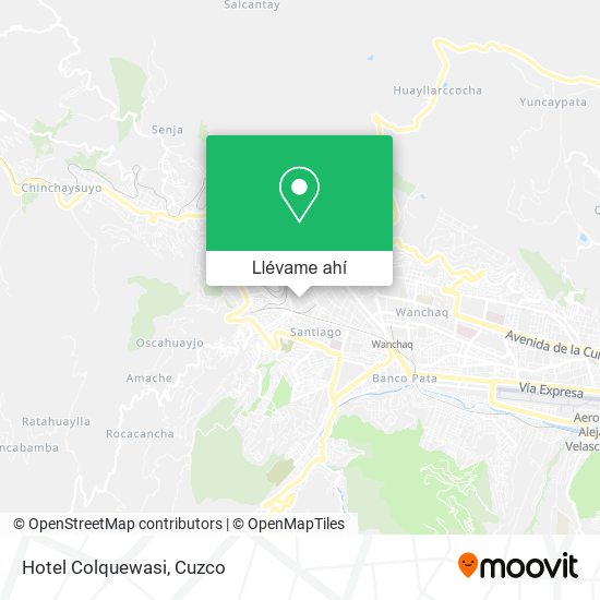 Mapa de Hotel Colquewasi