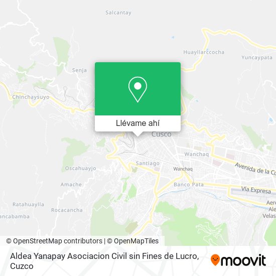 Mapa de Aldea Yanapay Asociacion Civil sin Fines de Lucro