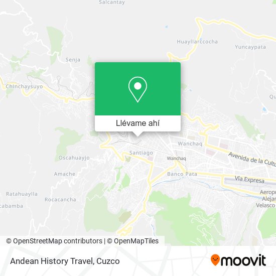 Mapa de Andean History Travel