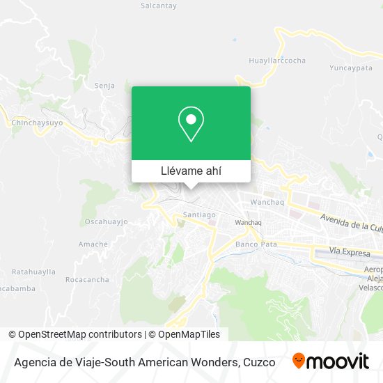 Mapa de Agencia de Viaje-South American Wonders