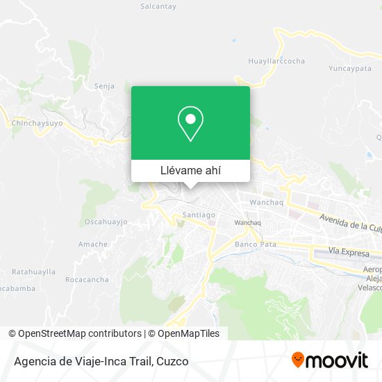 Mapa de Agencia de Viaje-Inca Trail