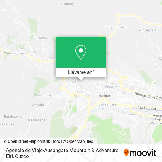 Mapa de Agencia de Viaje-Ausangate Mountain & Adventure Eirl