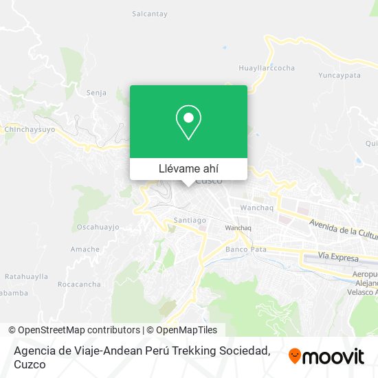 Mapa de Agencia de Viaje-Andean Perú Trekking Sociedad