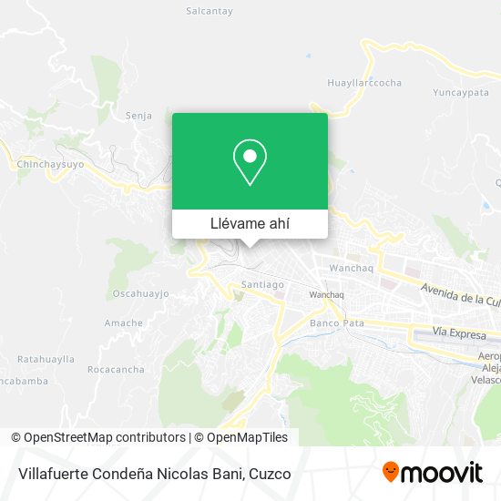 Mapa de Villafuerte Condeña Nicolas Bani