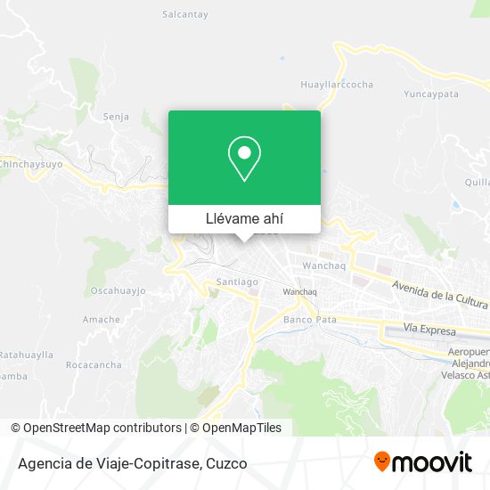 Mapa de Agencia de Viaje-Copitrase