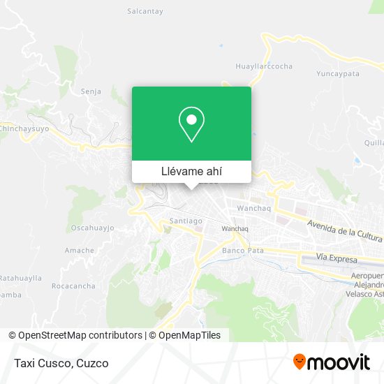 Mapa de Taxi Cusco
