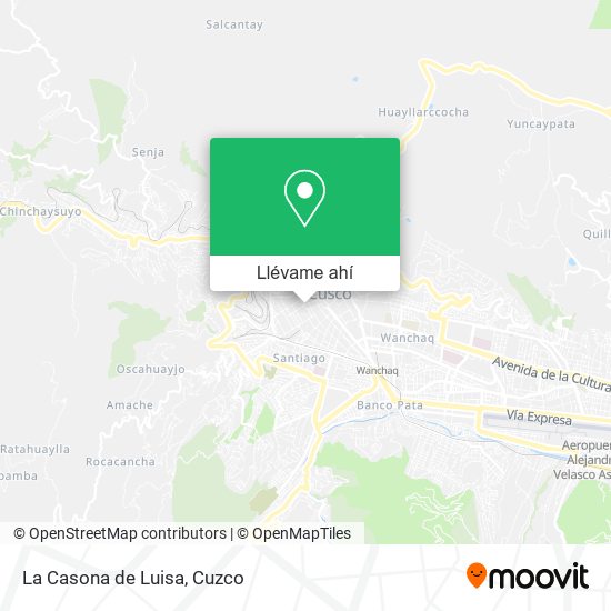 Mapa de La Casona de Luisa