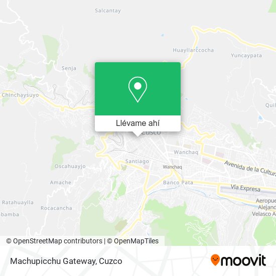 Mapa de Machupicchu Gateway