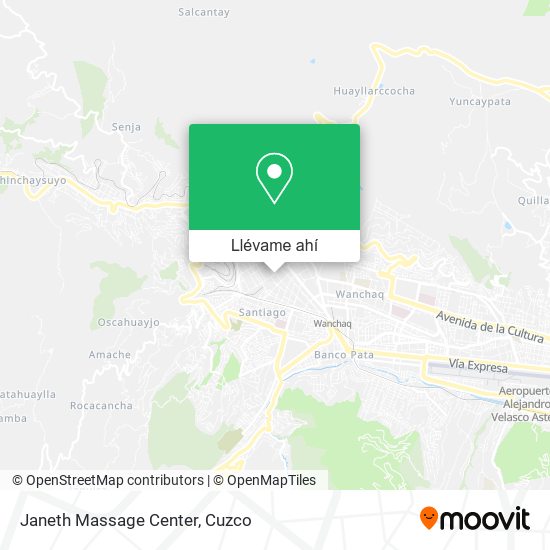 Mapa de Janeth Massage Center