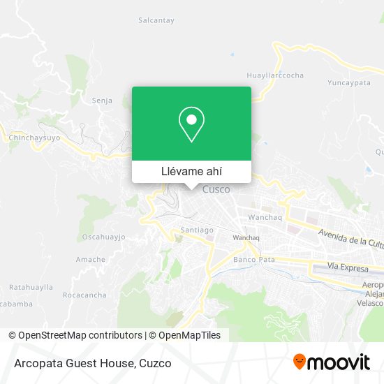 Mapa de Arcopata Guest House